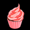 Raspberry Swirl Cupcake