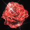 Diamond Frosted Rose