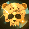 Diamond Bear Skull