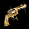 Gold Plated Revolver