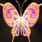 Pink & Gold Butterfly