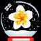Flower Snow Globe