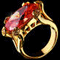 Big Ass Red Ruby Ring