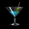 Midnight Blue Martini