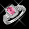 Perfect Pink Diamond Ring