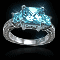 Sky Blue Diamond Ring