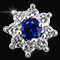 Diamond Sapphire Cluster