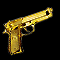 Gold Plated .45