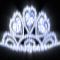 Triple Heart Diamond Crown