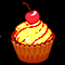 Cherry Topped Cupcake