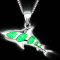 Emerald Shark Chain